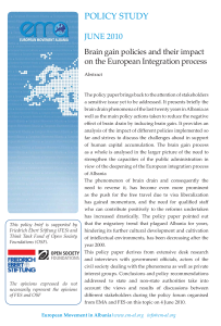 Photo-Policy Study-Brain gain Policies- june 2010
